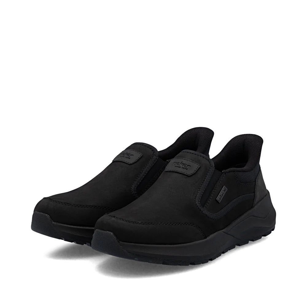 Rieker Men's Thorben 52 Slip On in Schwarz Black