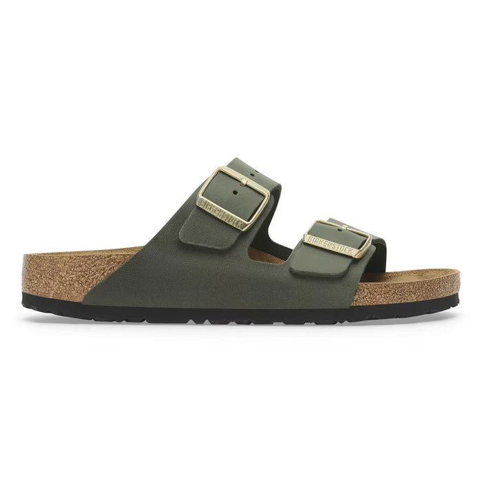Birkenstock Women's Arizona Oiled Leather Sandal in Thyme