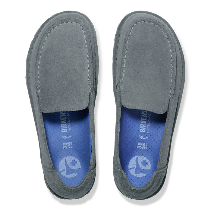 Birkenstock Women's Utti Slip On Loafer in Basalt Grey