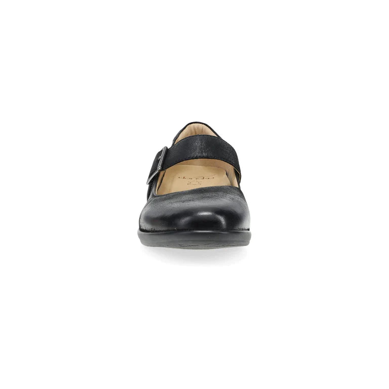Dansko Women's Collette Mary Jane in Black Burnished Nubuck