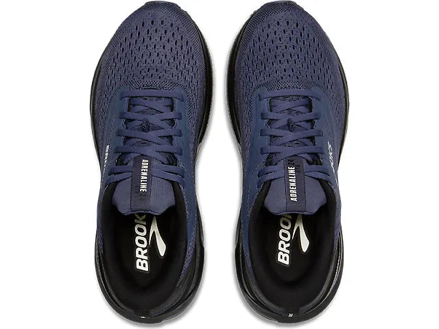 Brooks Men's Adrenaline GTS 24 GTX Waterproof Sneaker in Black/Nightshadow/Coconut