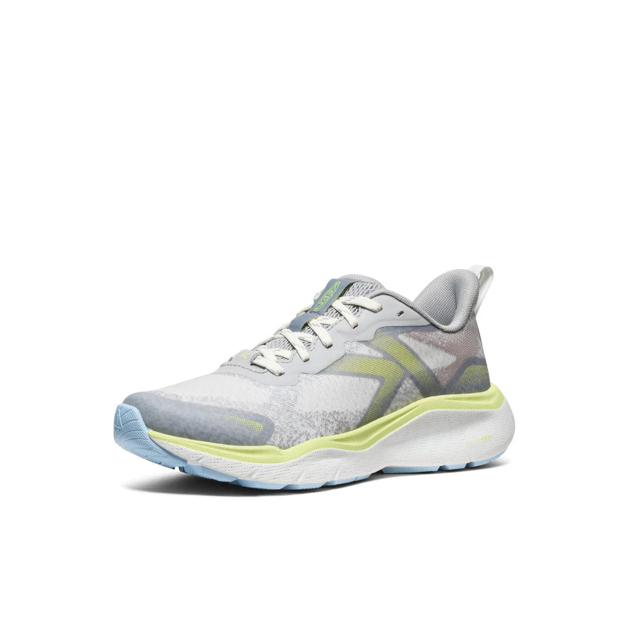 KEEN Women's Leiki Speed Hiking Shoe in Alloy/Daiquiri Green