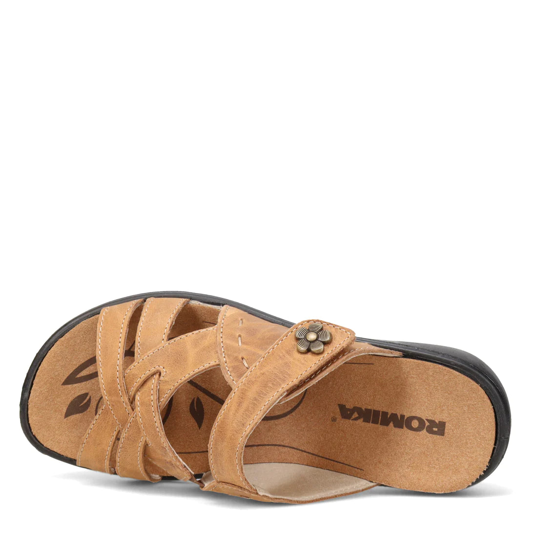 Romika Women's Ibiza 99 Slide Sandal (Camel)