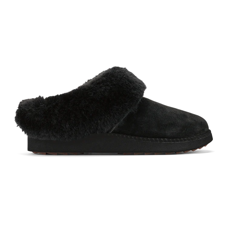 OluKai Women's Ku'i Scuff Slipper in Lava Rock/Lava Rock