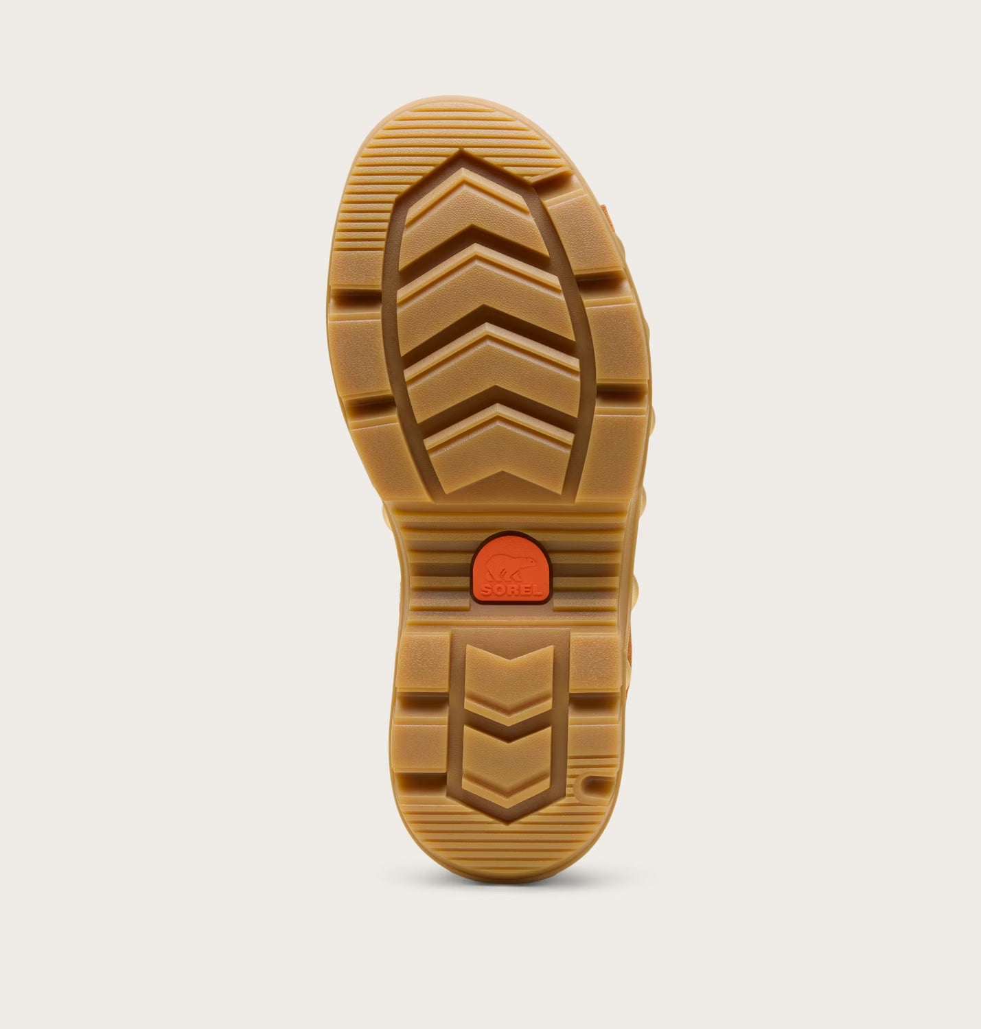 Sorel Women's Roam'n Heeled Slide Sandal in Iced Tea/Gum