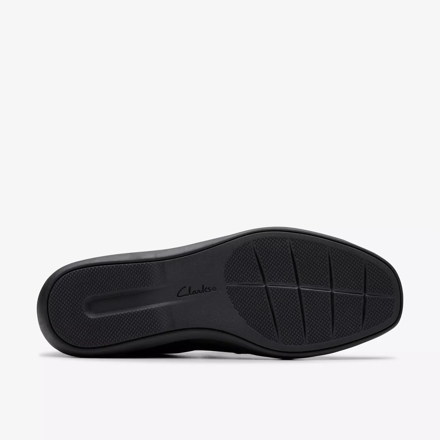 Clarks Women's Lynell Leather Slip On in Black
