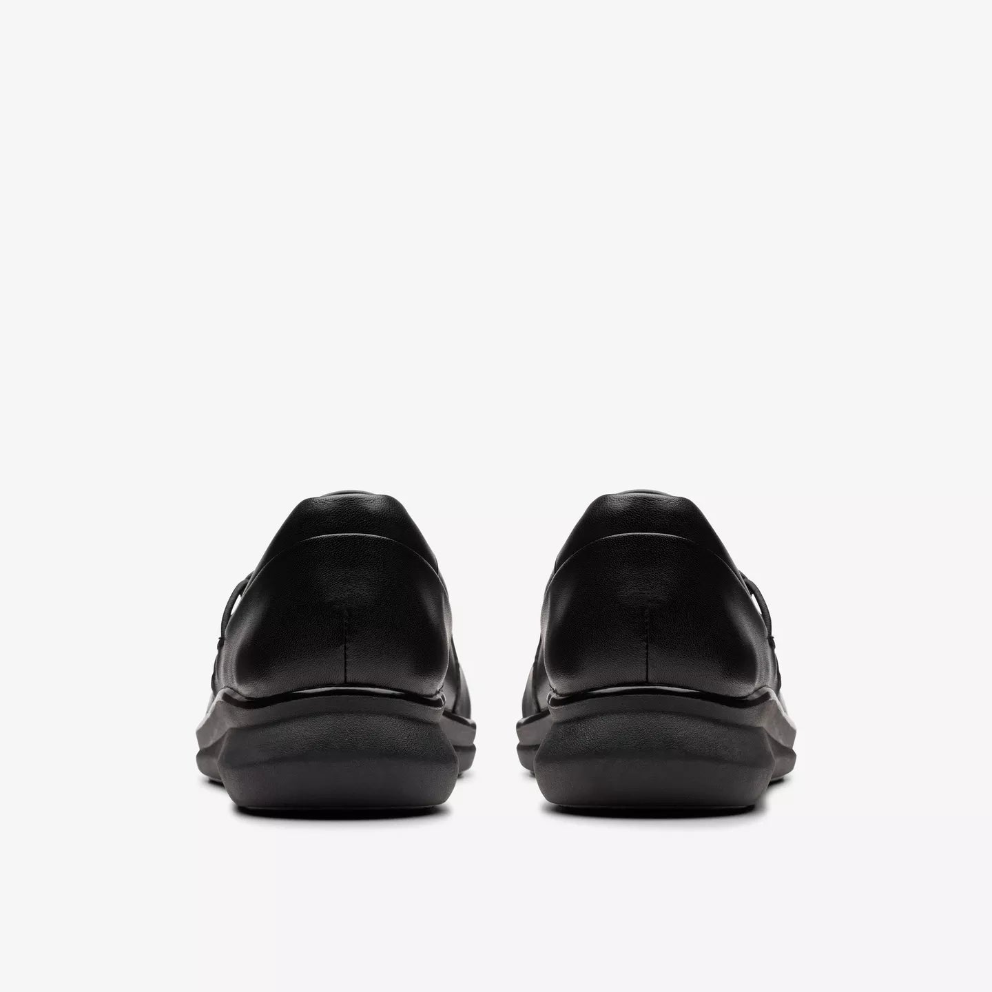 Clarks Women's Lynell Leather Slip On in Black