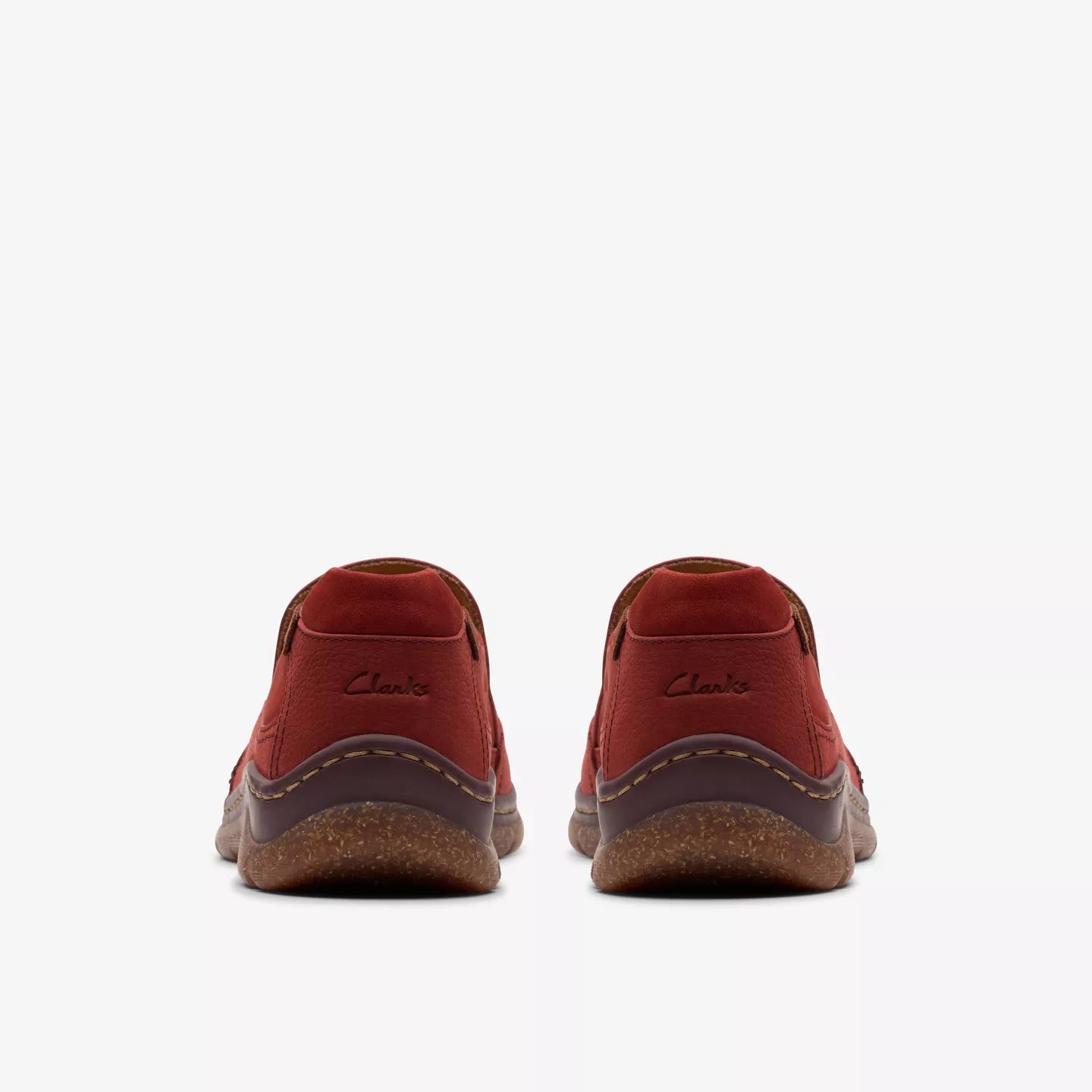 Clarks Women's Orlene Slip On in Chestnut Nubuck