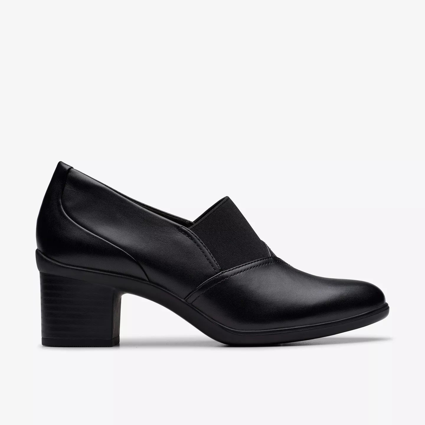 Clarks Women's Shaya Tess Heeled Shoe in Black