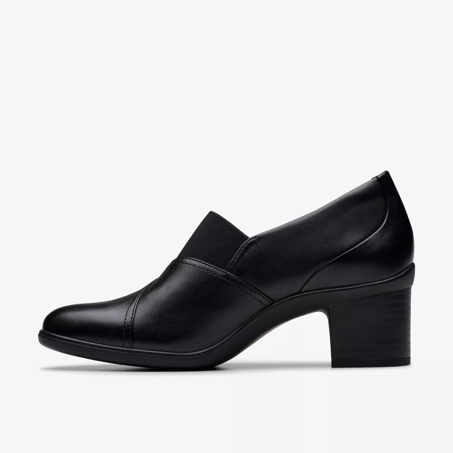 Clarks Women's Shaya Tess Heeled Shoe in Black