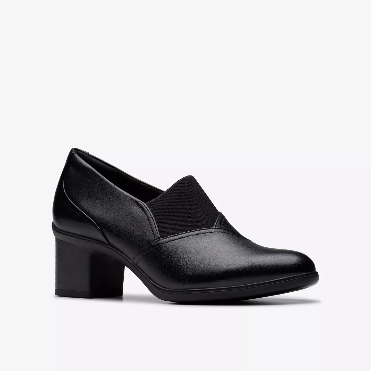 Clarks Women's Shaya Tess Heeled Shoe in Black