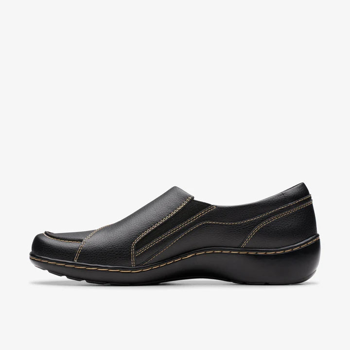 Clarks Women's Cora Teresa Slip On in Black