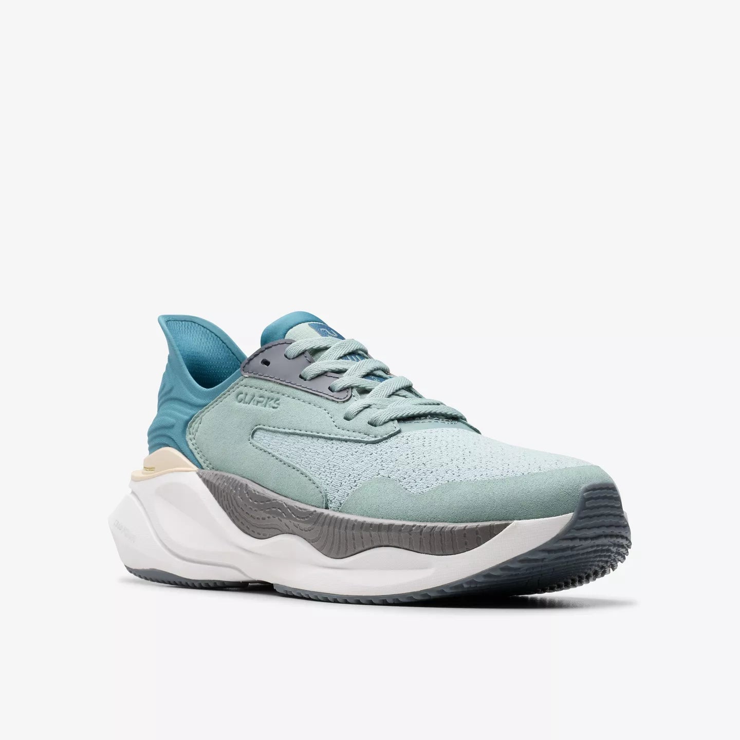 Clarks Women's Pace Sneaker in Aqua Combination