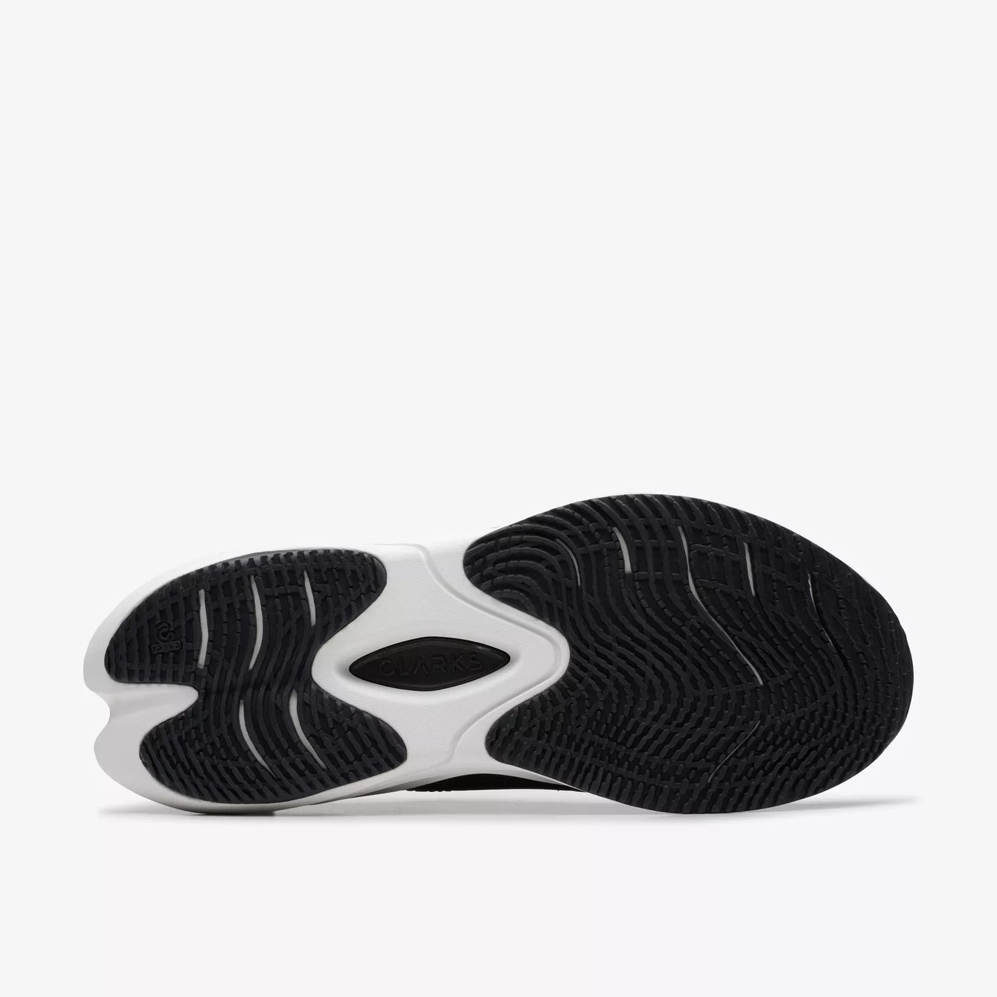 Clarks Men's Pace Sneaker in Black/White