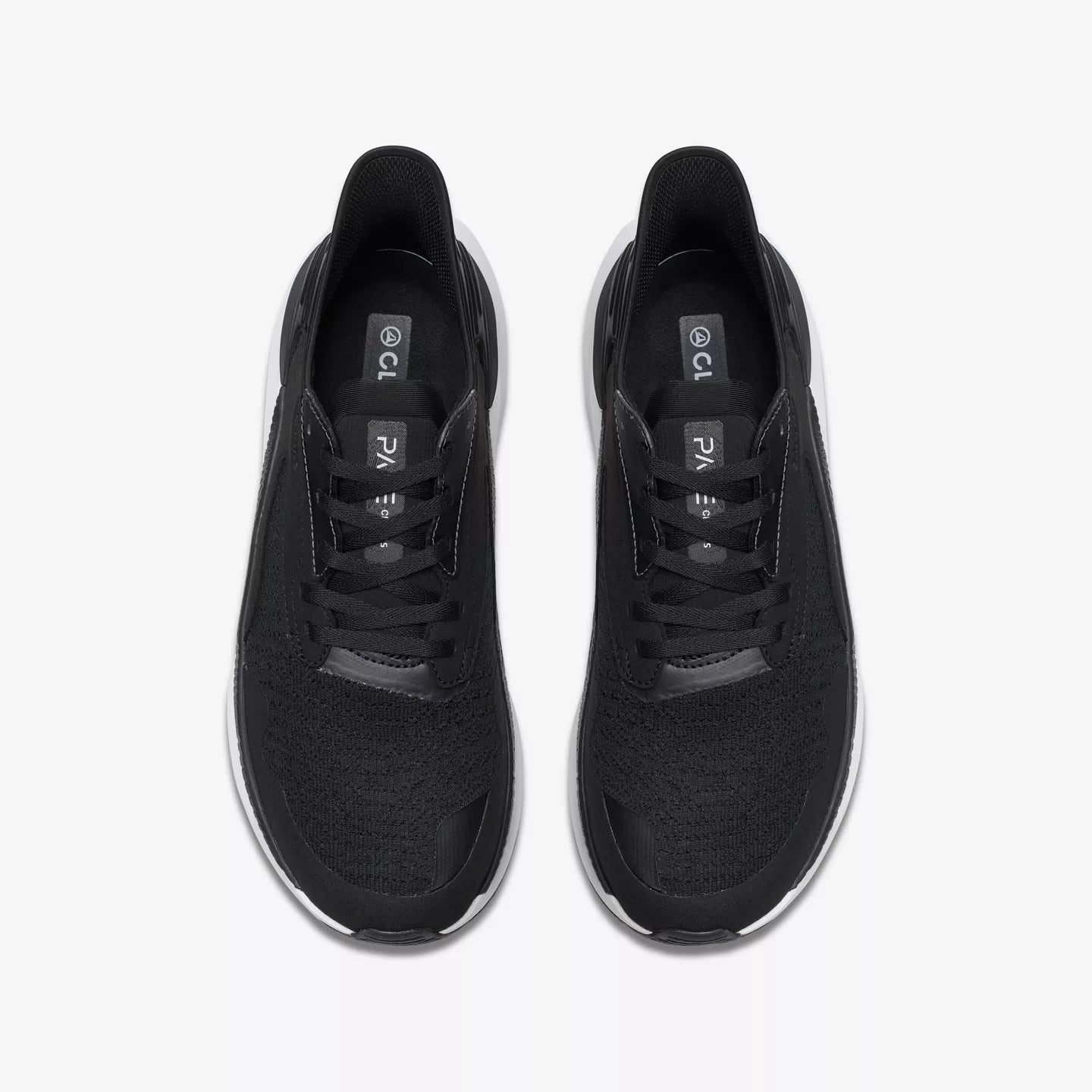 Clarks Men's Pace Sneaker in Black/White
