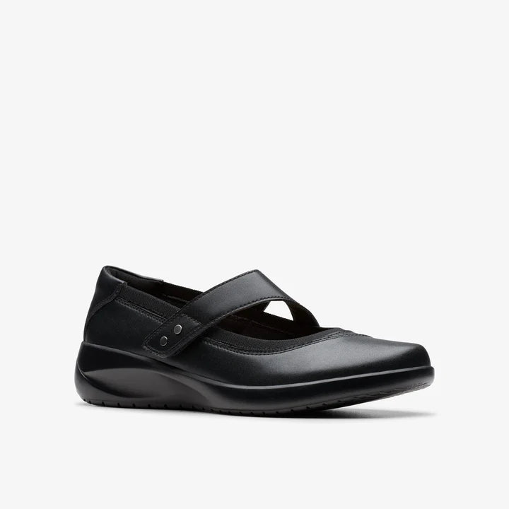 Clarks Women's Kaetlyn Jane Mary Jane in Black