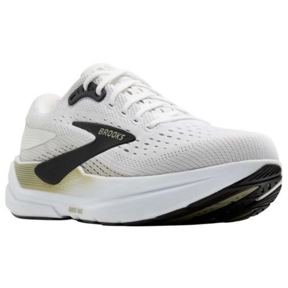 Brooks Men's Ghost Max 3 Sneaker in Bright White/Tea/Black
