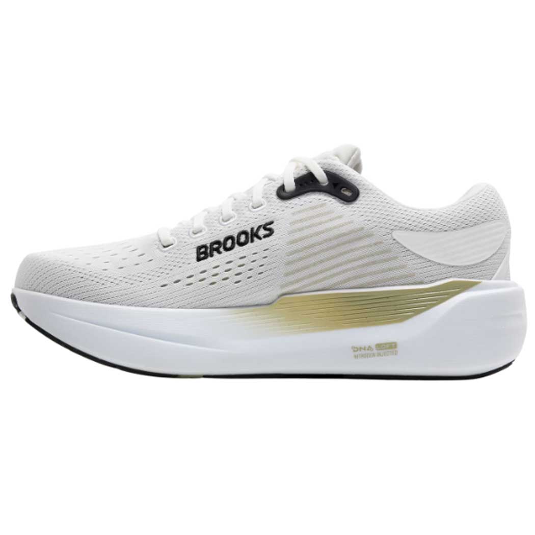 Brooks Men's Ghost Max 3 Sneaker in Bright White/Tea/Black