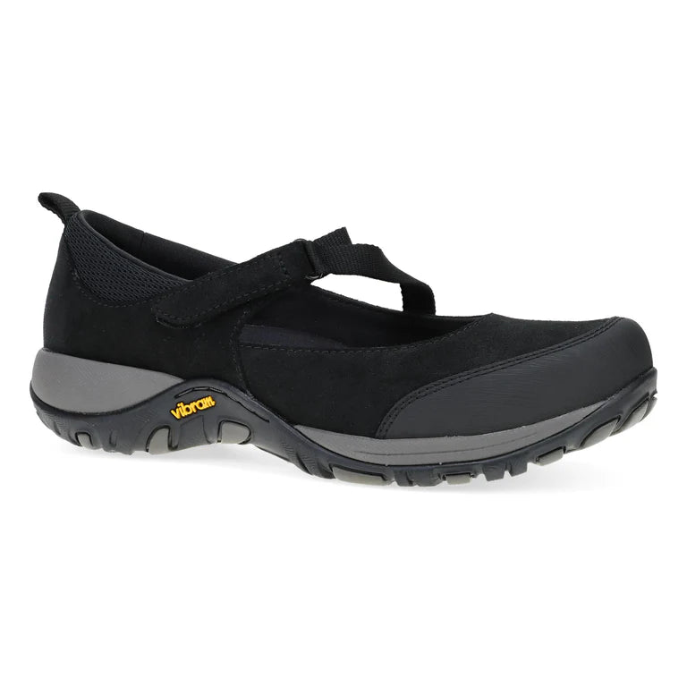 Dansko Women's Primrose Mary Jane in Black Burnished Suede