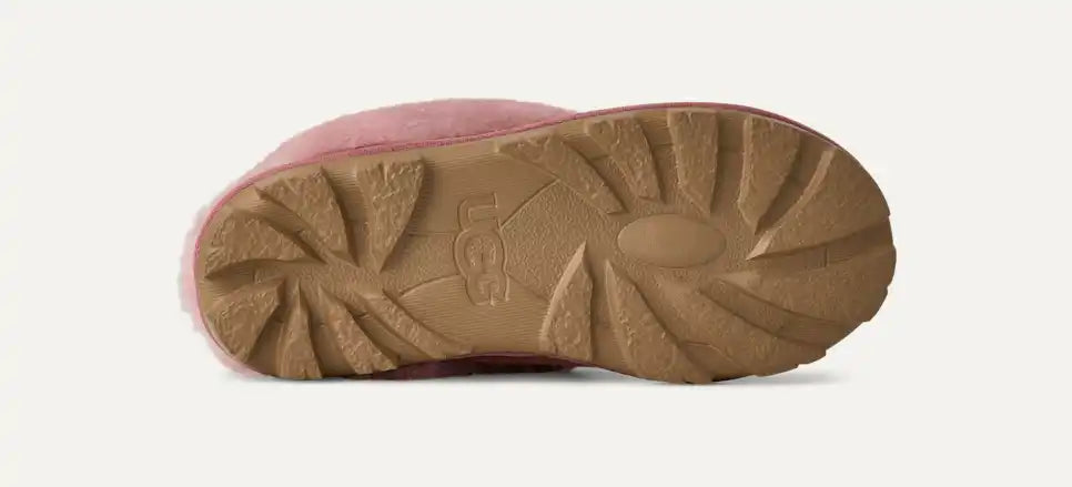 UGG Women's Coquette Sheepskin Slide Slipper in Pink Dawn