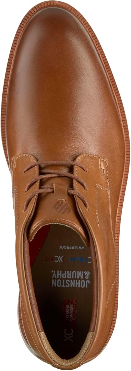 Johnston & Murphy Men's XC+ Parker Waterproof Leather Chukka Boot in Brown