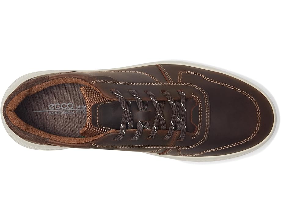 Ecco Men's Move M Casual Sneaker in Camel/Coffee Suede