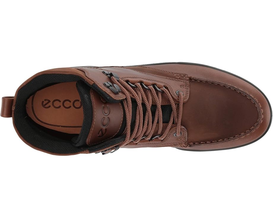 Ecco Men's Leather Gore-Tex Mid-Cut Track 25 Boot in Bison