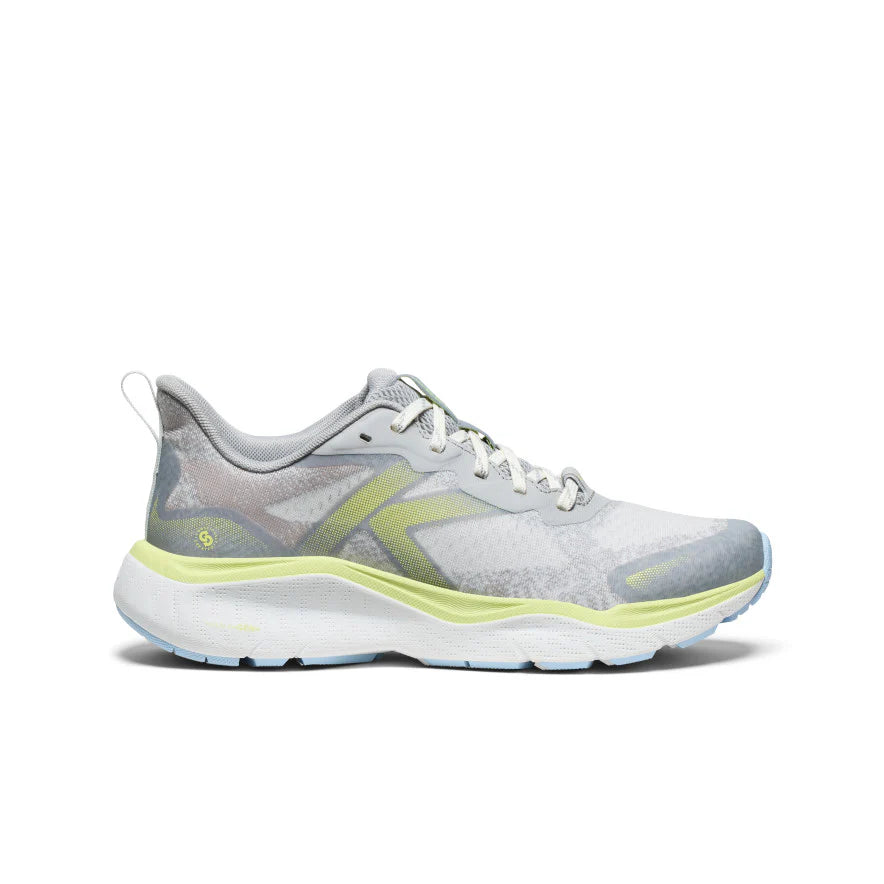 KEEN Women's Leiki Speed Hiking Shoe in Alloy/Daiquiri Green