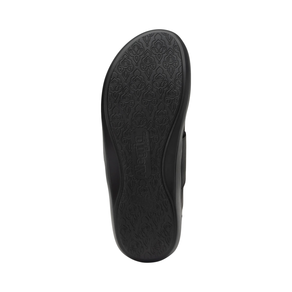 Bottom view of Alegria Dasher Strap Shoe for women.