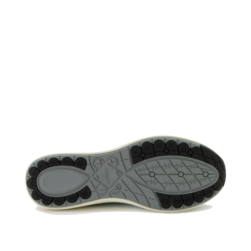 Bottom view of Alegria Eazeer Sneaker for women.