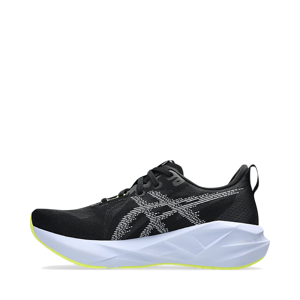 Side (left) view of Asics Novablast 5 Sneaker for men.
