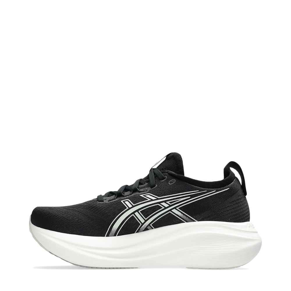 Side (left) view of Asics Gel Nimbus 27 Sneaker for women.