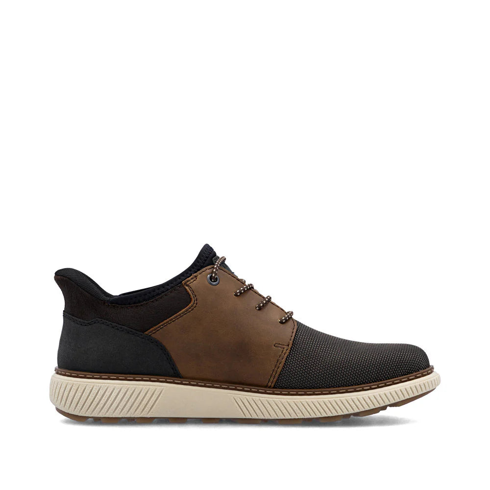 Rieker Men's Stan 57 Shoe in Black/Brown