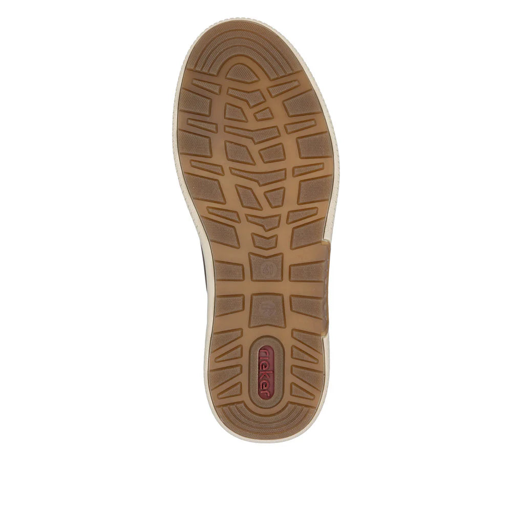 Rieker Men's Stan 57 Shoe in Black/Brown