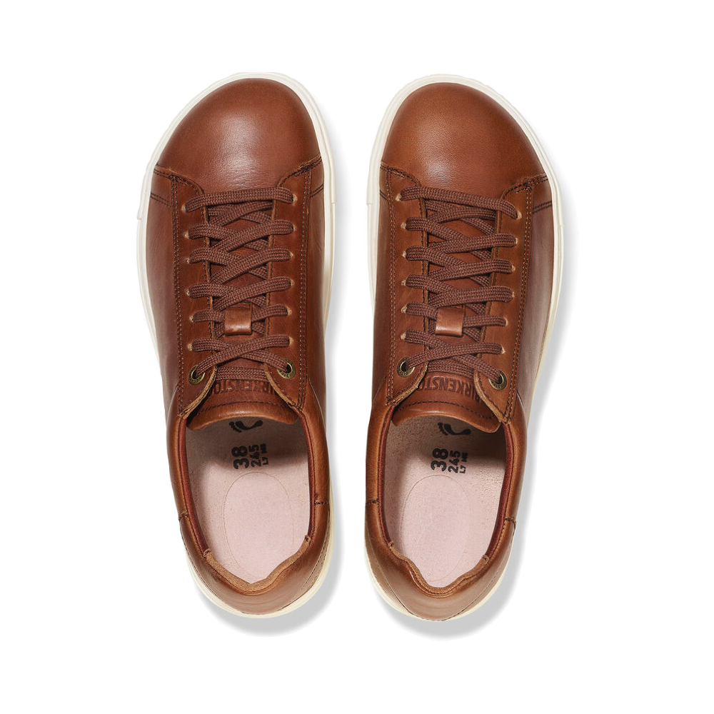 Top-down view of Birkenstock Bend Low Leather Sneaker for men.