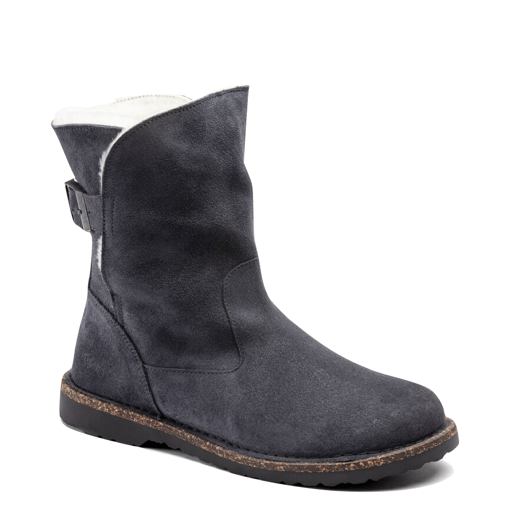 Toe view of Birkenstock Uppsala Shearling Suede Leather Pull On Boot.