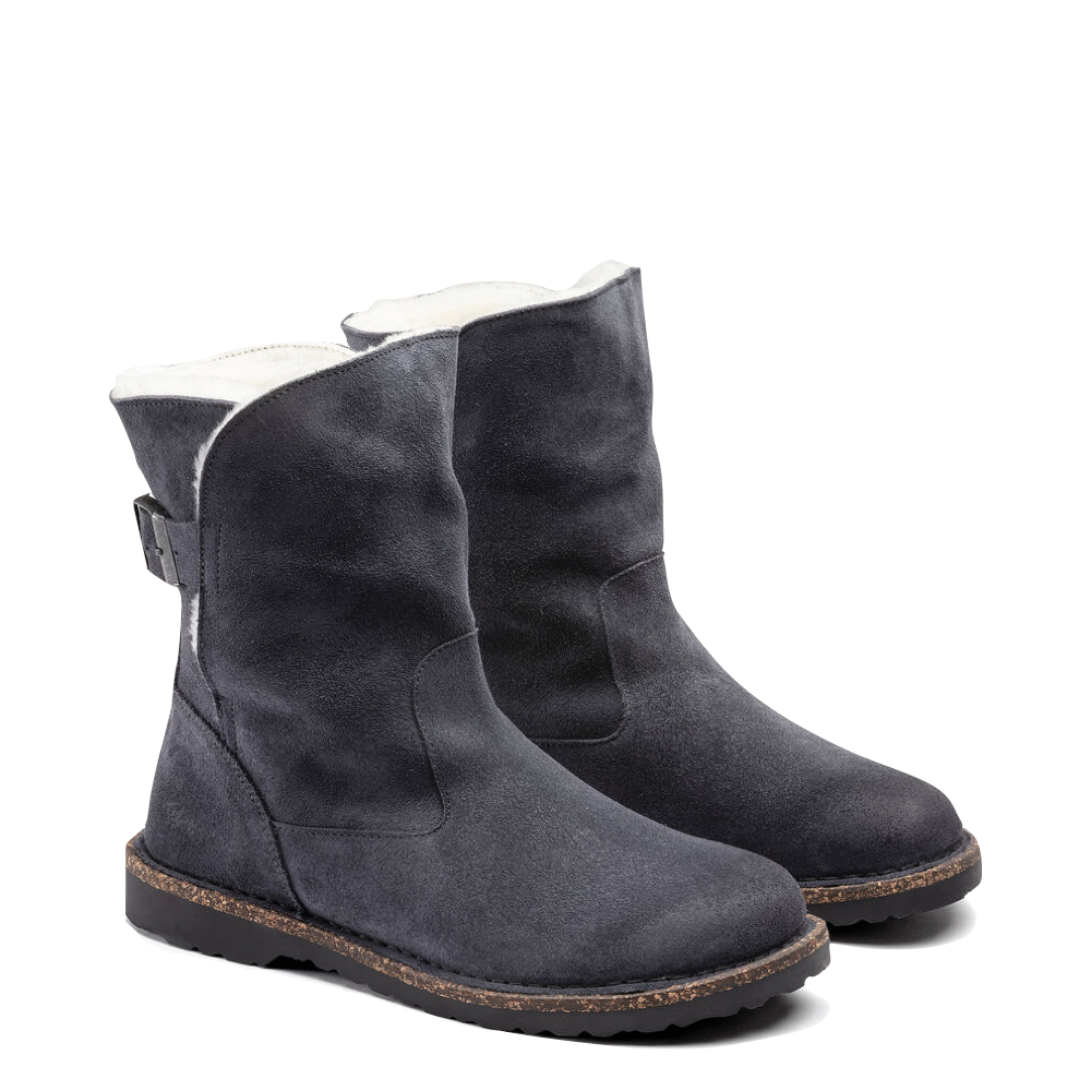 Toe view of Birkenstock Uppsala Shearling Suede Leather Pull On Boot.