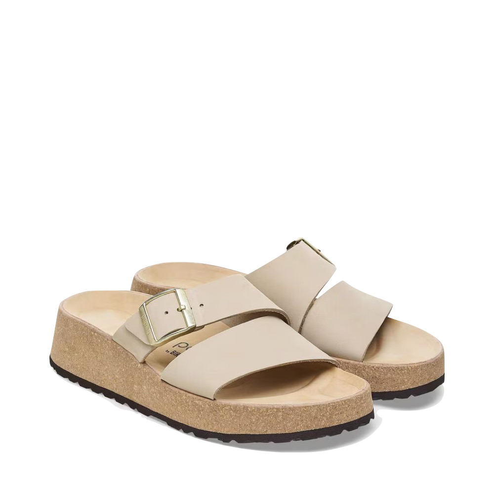 Toe view of Birkenstock Almina Slide Sandal for women.