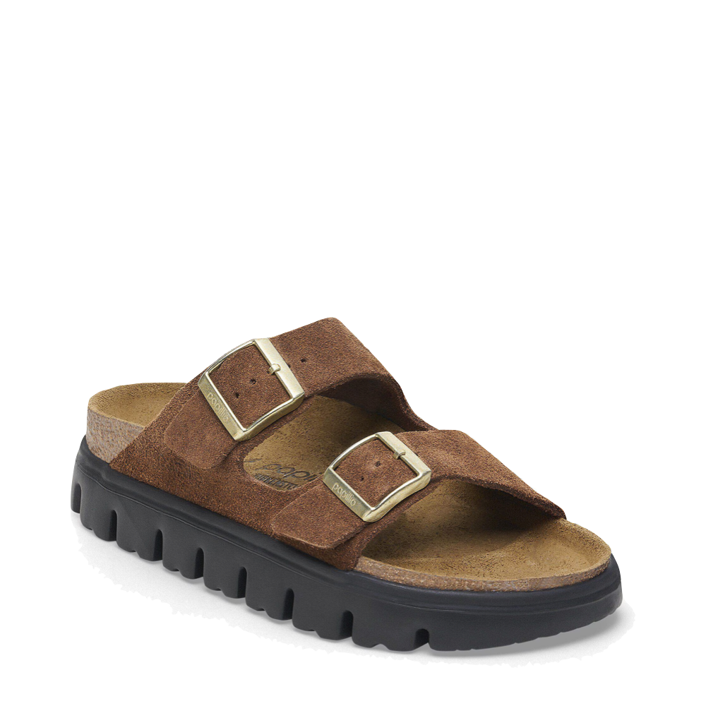 Birkenstock Dark Brown Double Strap Sandals 16096844_30365869_600.jpg main image 3