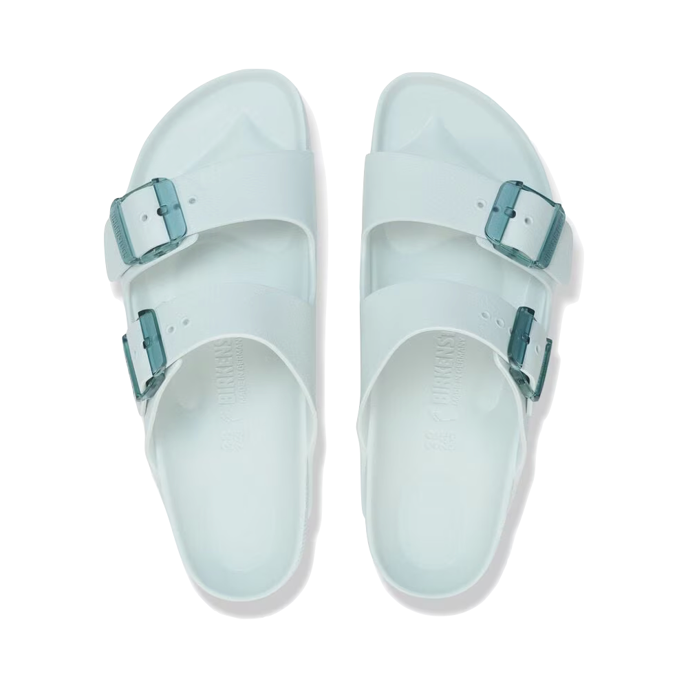 Top-down view of Birkenstock Arizona EVA Stealth Buckle Sandal for women.