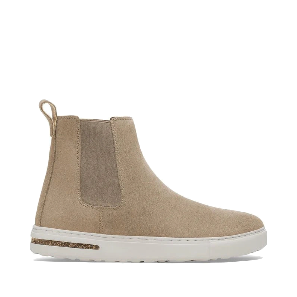 Side (right) view of Birkenstock Bend Chelsea Pull On Boot for women.