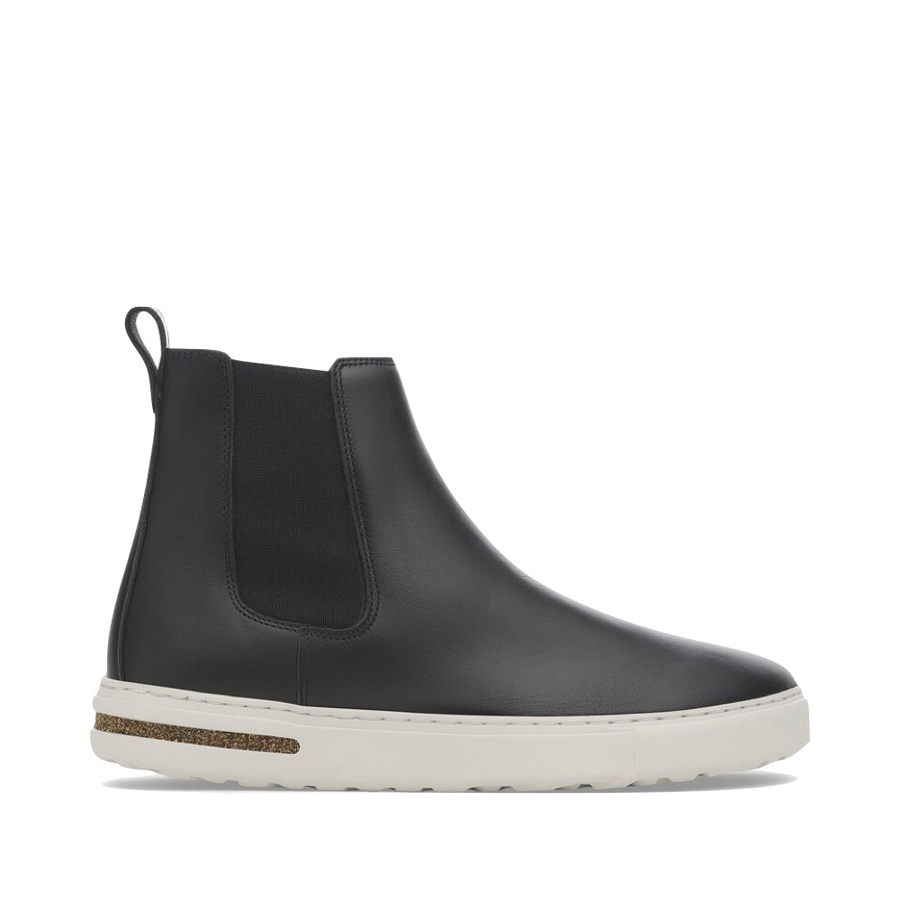 Side (right) view of Birkenstock Bend Chelsea Pull On Leather Boot for women.