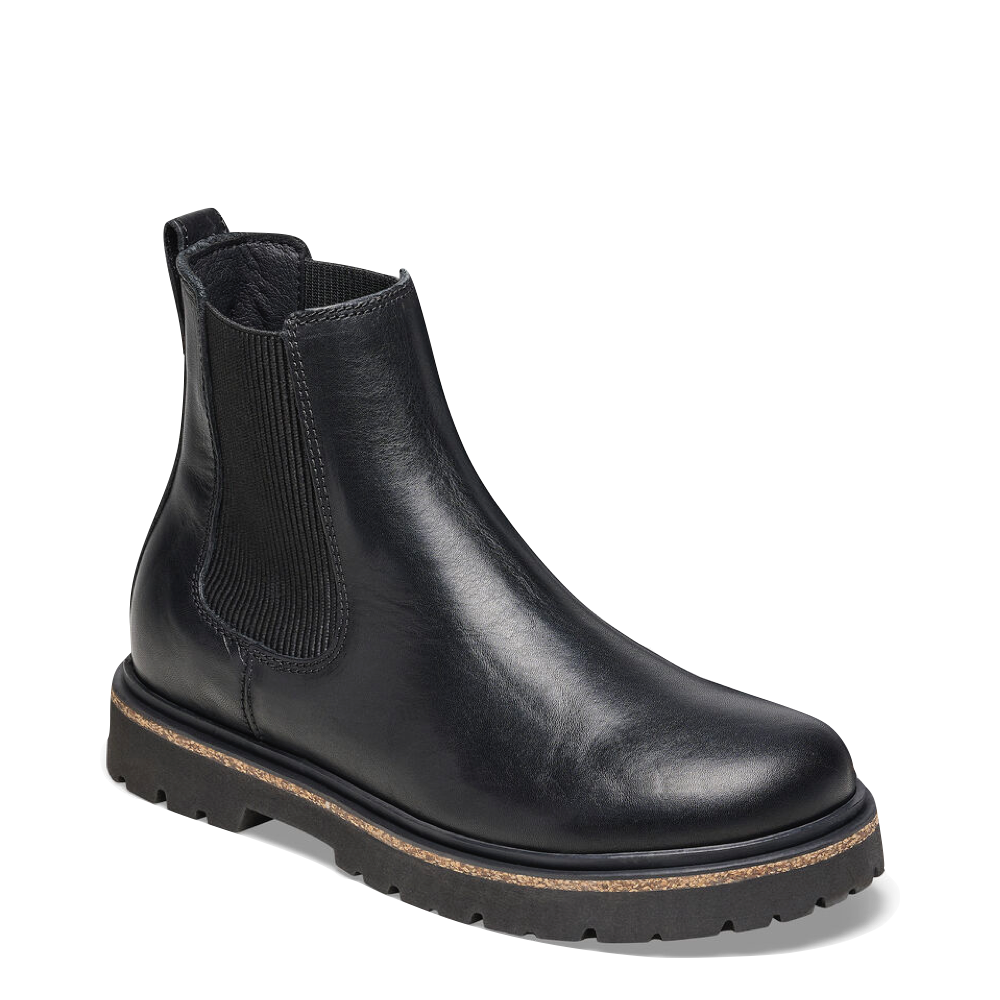 Mudguard and Toe view of Birkenstock Highwood Pull On Chelsea Boot for women.