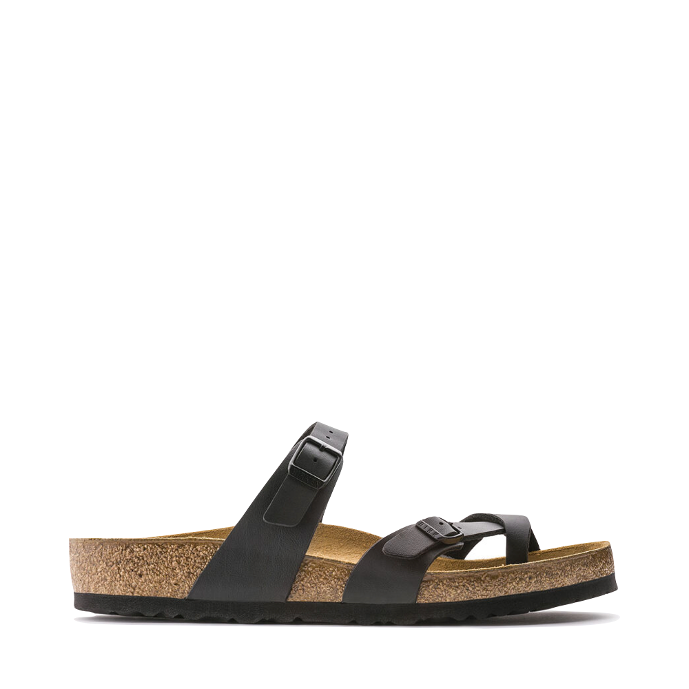 Birkenstock Women's Mayari Birko-Flor Toe Loop Sandal in Black