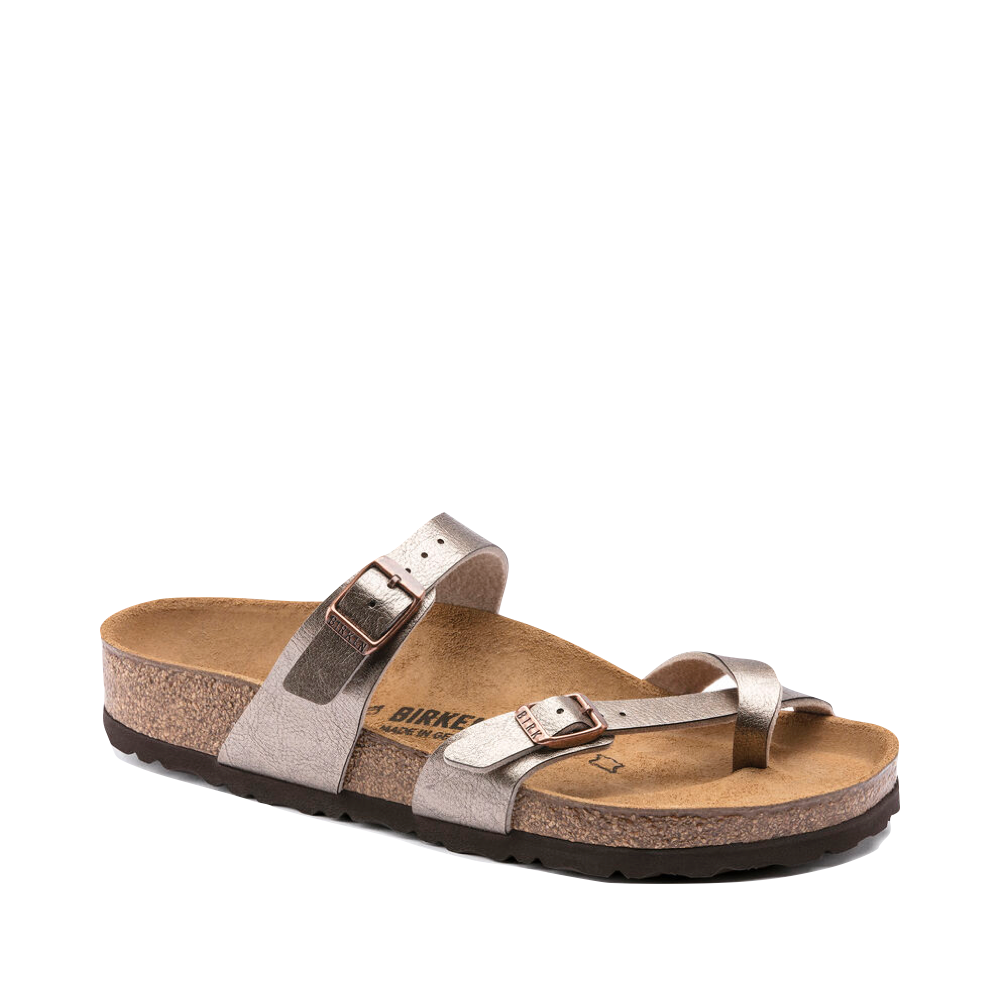 Birkenstock Women s Mayari Birko Flor Toe Loop Sandal in Graceful Taup V A Bootery INC