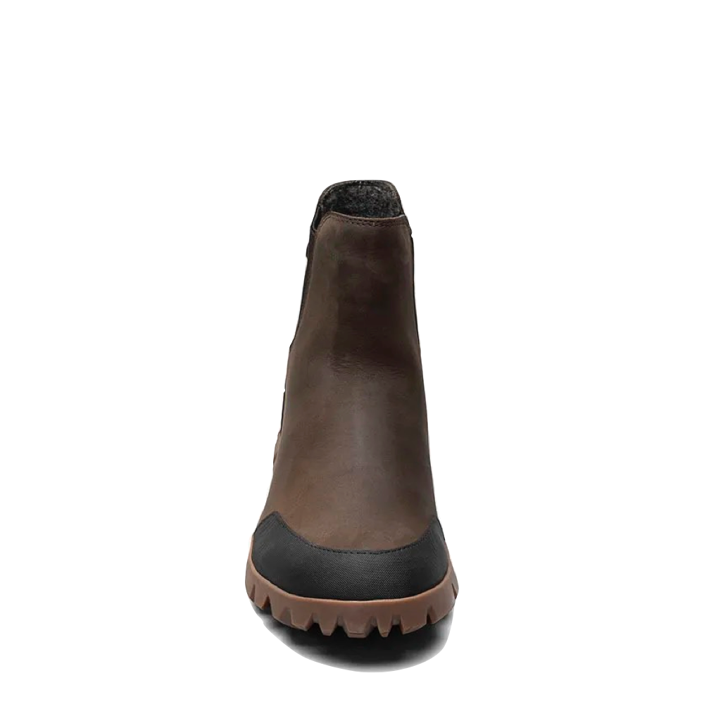 Front view of Bogs Arcata Urban Pull On Waterproof Chelsea Boot for men.