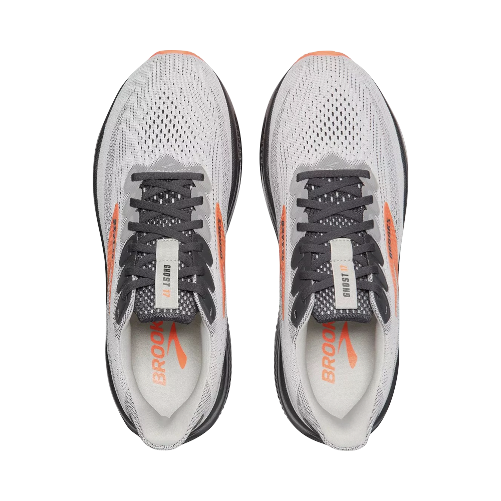 Top-down view of Brooks Ghost 17 Sneaker for men.
