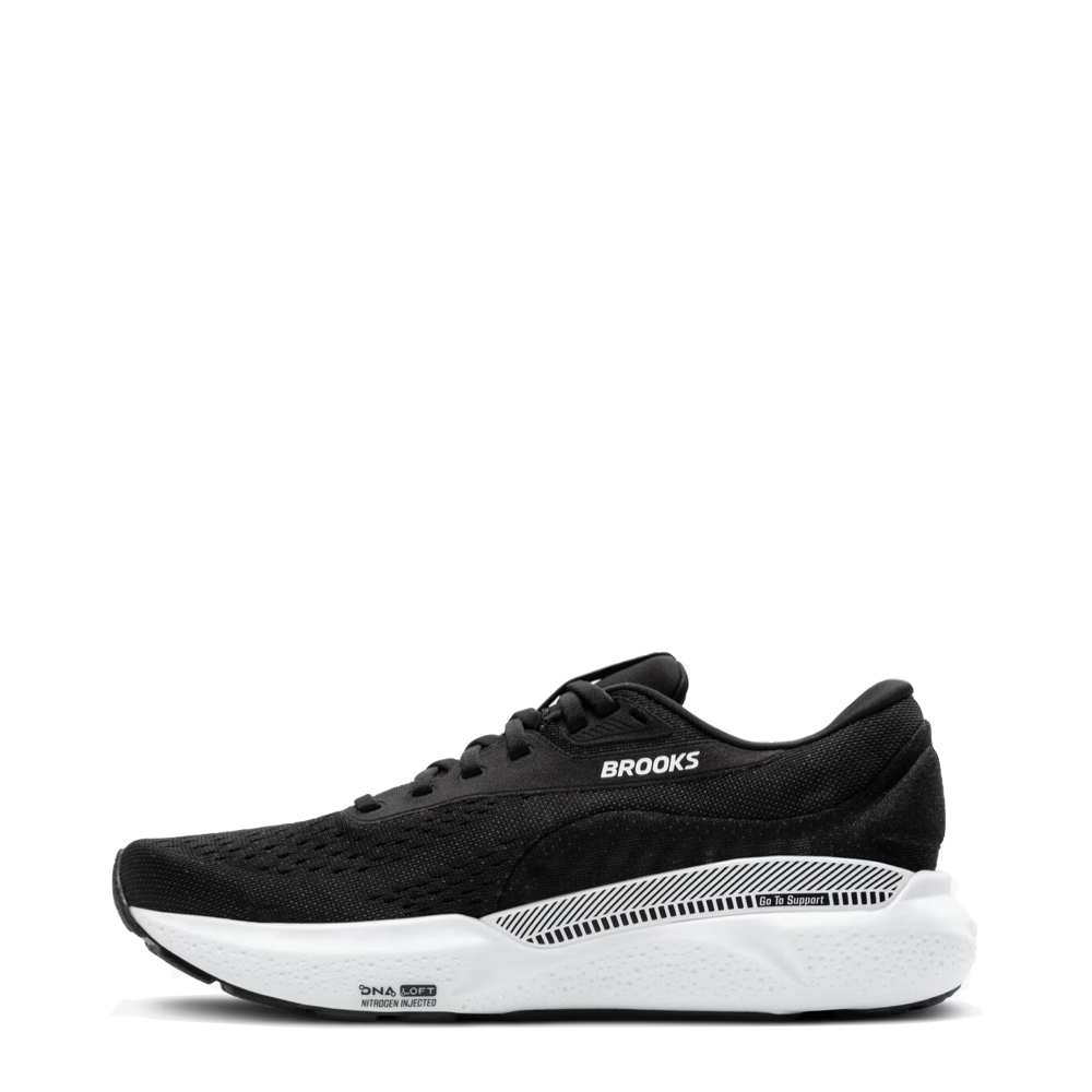 Side (left) view of Brooks Adrenaline GTS 24 Sneaker for women.