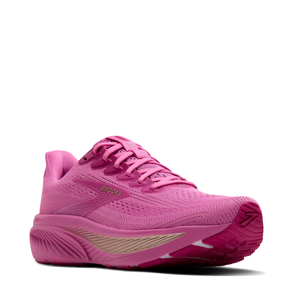Mudguard and Toe view of Brooks Ghost 17 Sneaker for women.