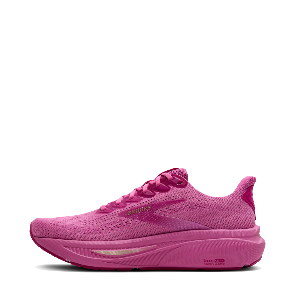 Side (left) view of Brooks Ghost 17 Sneaker for women.